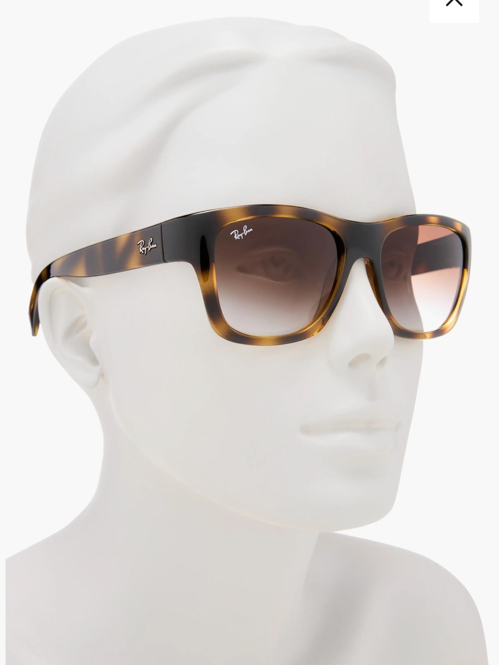 Ray-Ban 53mm Wayfarer Tortoiseshell Cat Eye Sunglasses - Brown Gradient